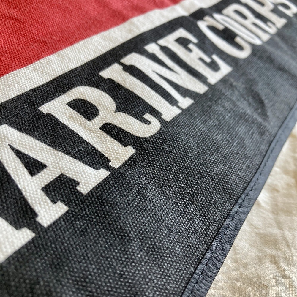NWOT U.S. Marine Corps BBQ Kitchen Apron USMC Flag Canvas One Size Semper Fi - Picture 3 of 6